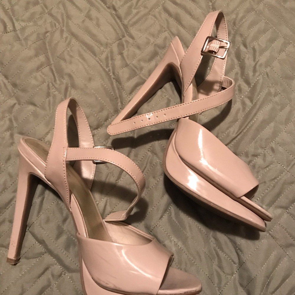 Nude color heels